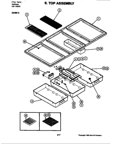Top assembly (c316w-c) (c316w-c)