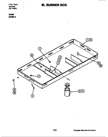 Burner box (c316w) (c316w)