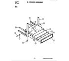 Jenn-Air SU110 drawer assembly diagram