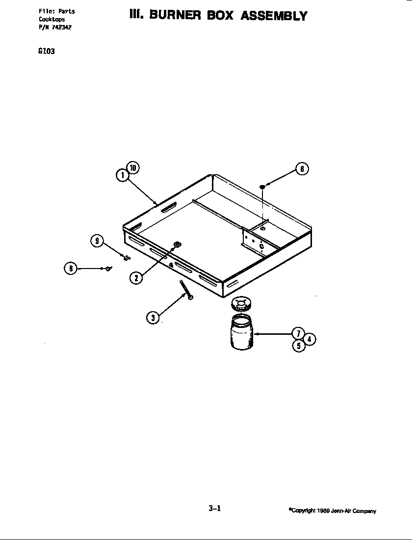 Burner box assembly