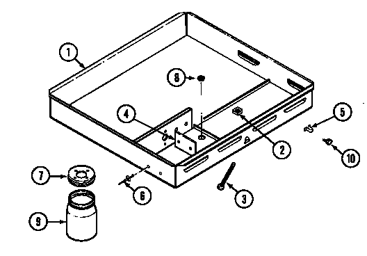 Burner box assy.