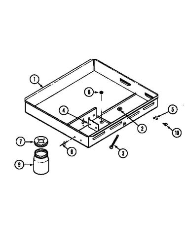 Burner box assy.