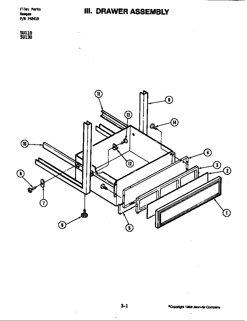 DRAWER ASSEMBLY