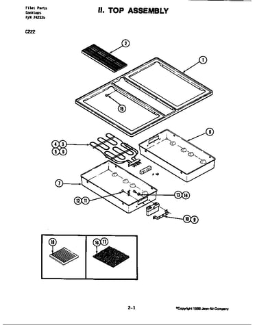 Top assembly