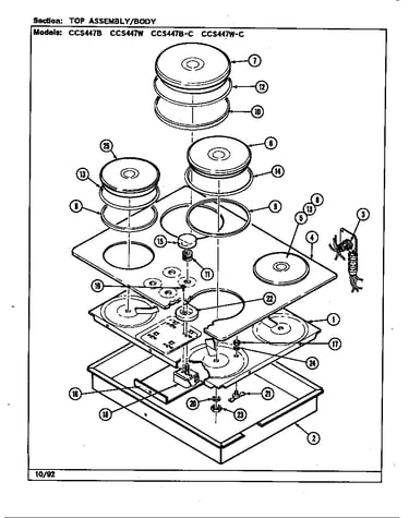 Top assembly