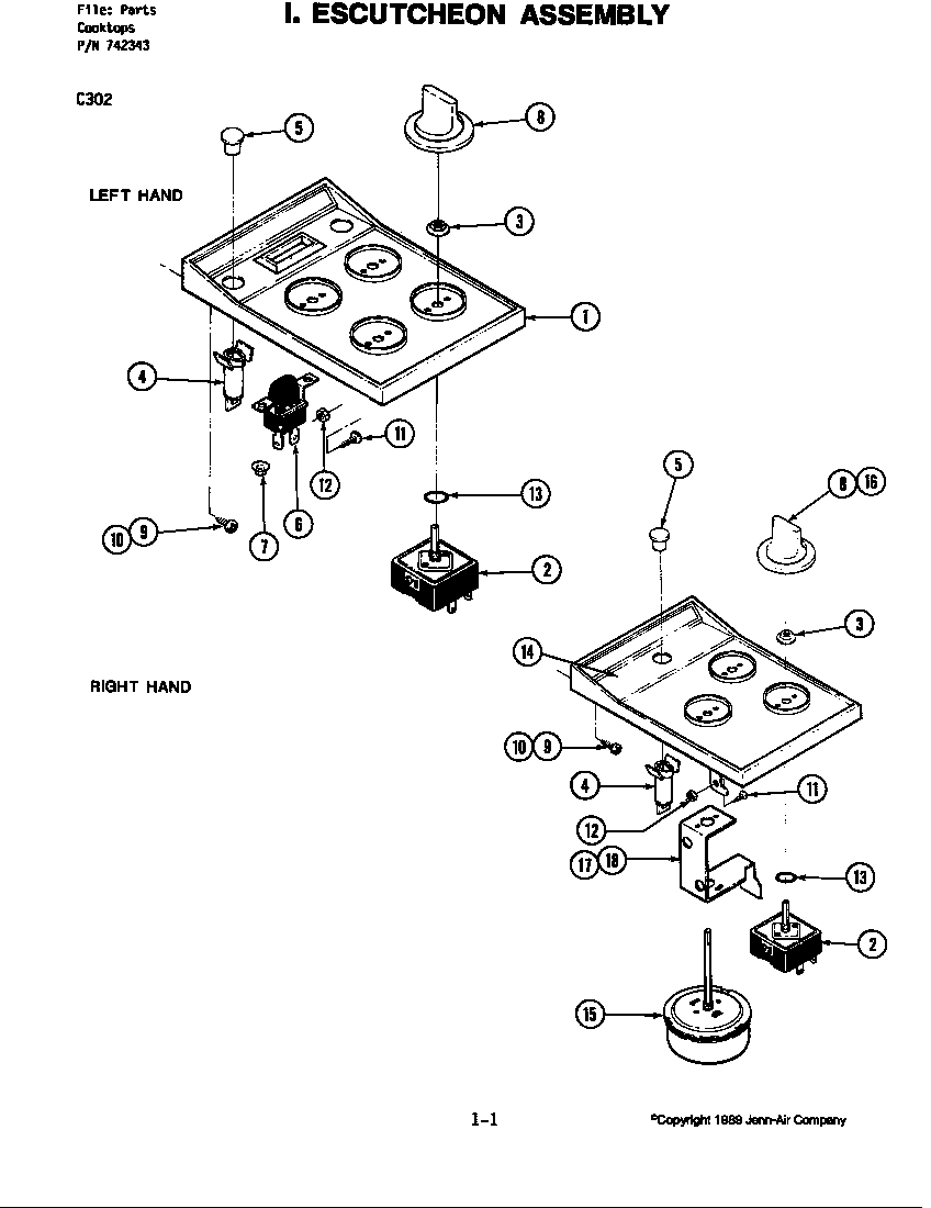 Escutcheon assembly
