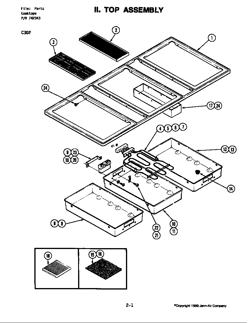 Top assembly