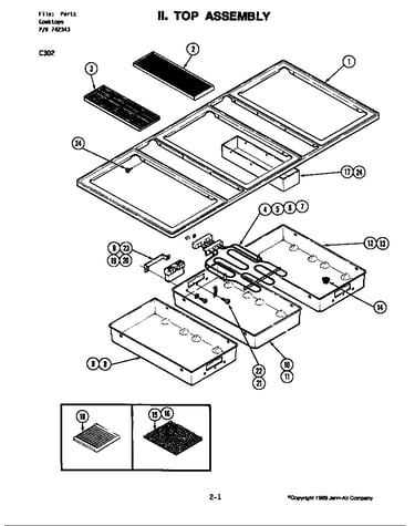 Top assembly