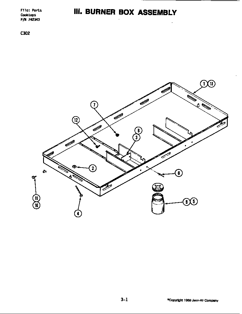 Burner box assembly