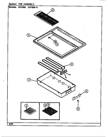 Top assembly