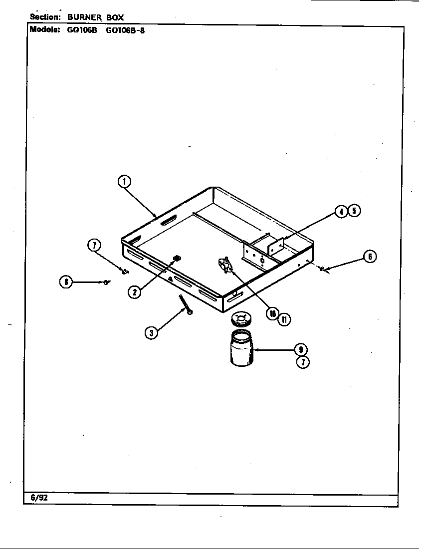 Burner box