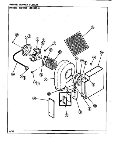 Blower plenum
