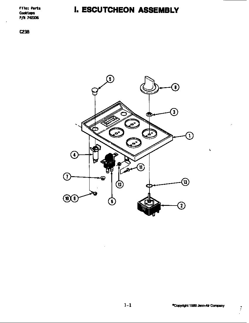 ESCUTCHEON ASSEMBLY