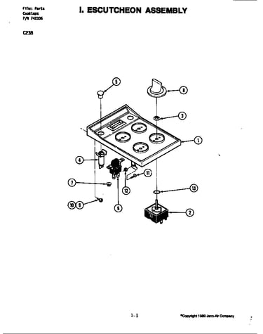 Escutcheon assembly