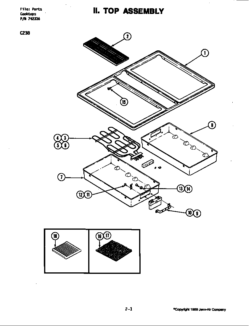 Top assembly