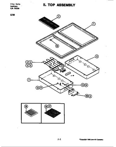 Top assembly