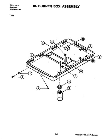 Burner box (c228)