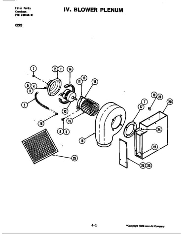 Blower plenum (c228)