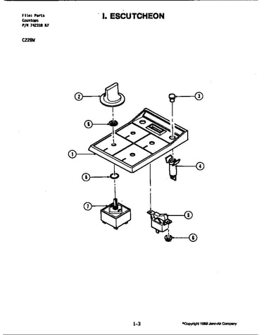 Escutcheon - c228w (c228w)