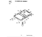 Jenn-Air C228 burner box assembly - c228w (c228w) diagram