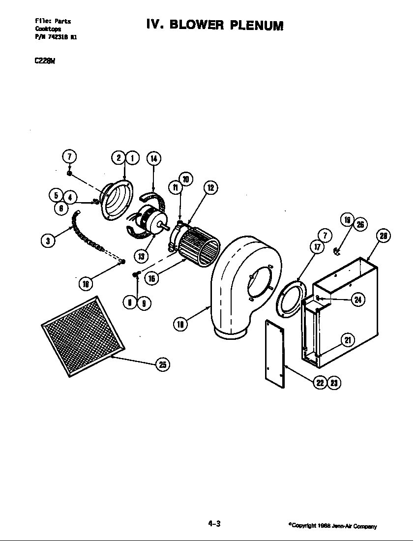 BLOWER PLENUM - C228W (C228W)