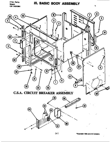 Basic body assembly (s160-c) (s160-c)