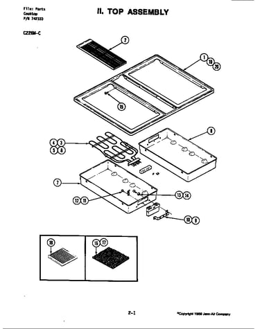 Top assembly
