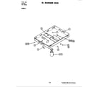 Jenn-Air C226W-C burner box diagram