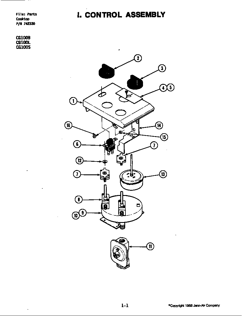 Control assembly