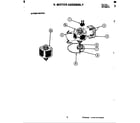 Jenn-Air DP450 motor assembly diagram