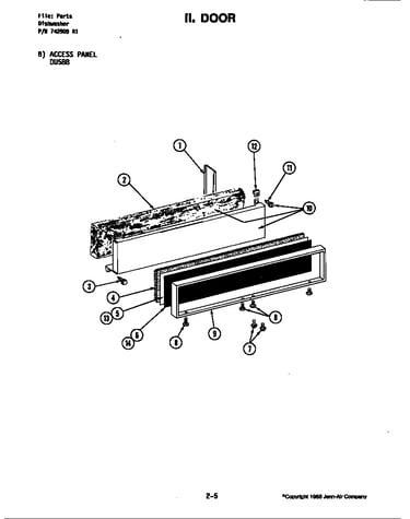 Door-access panel (du588) (du588)