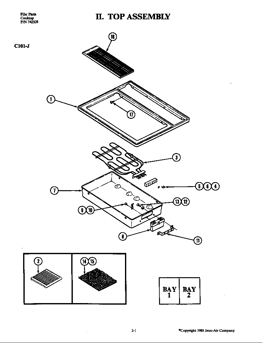 Top assembly