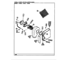 Jenn-Air CG106S blower motor assembly diagram
