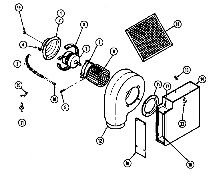 Blower plenum