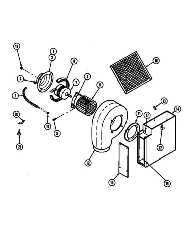 Blower plenum
