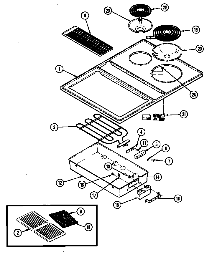 Top assembly