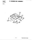 Burner box assembly (c101-c)
