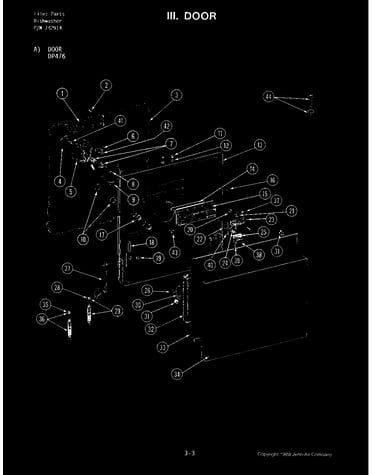 Door assembly (dp476) (dp476)