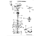 Jenn-Air DP476 motor assembly diagram