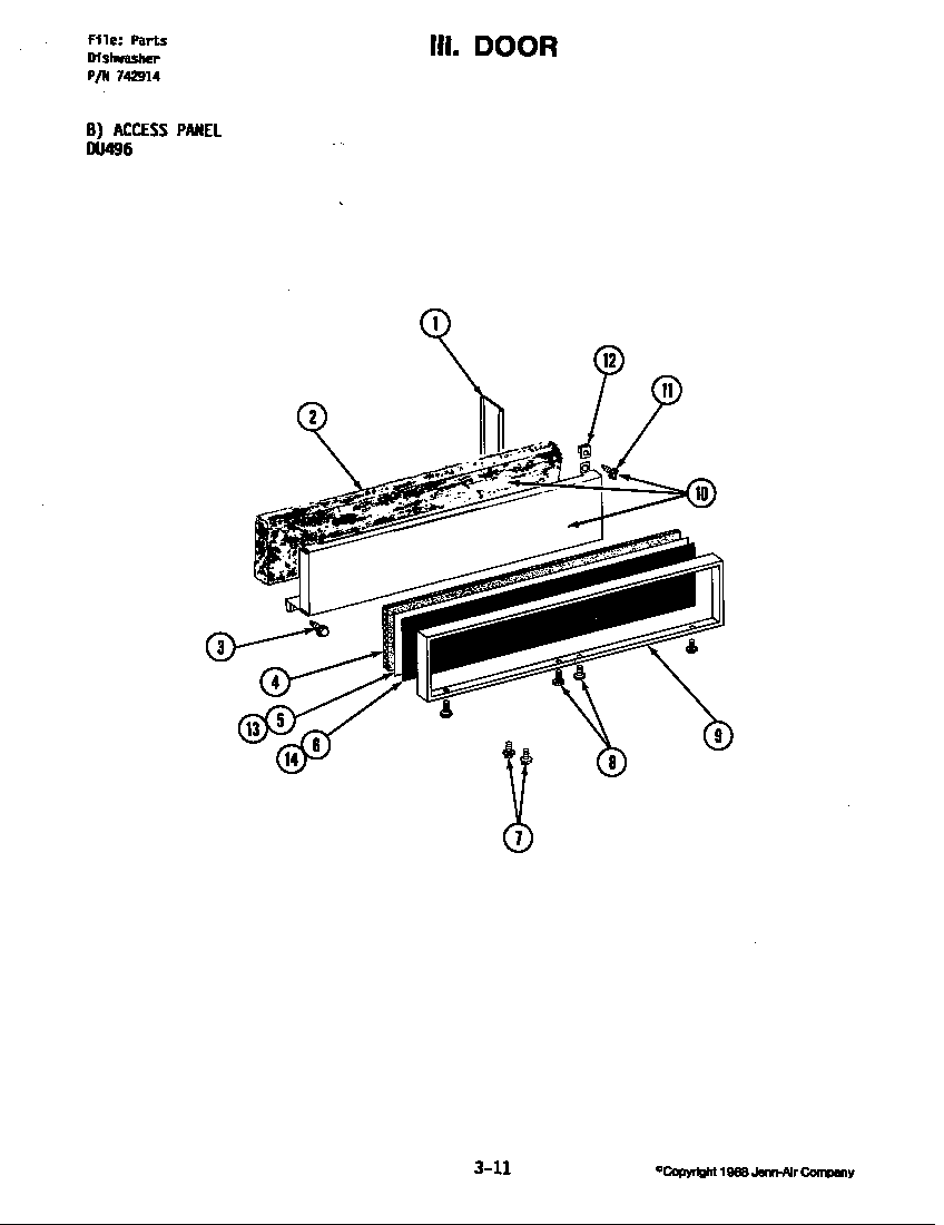 DOOR-ACCESS PANEL (DU496) (DU496)