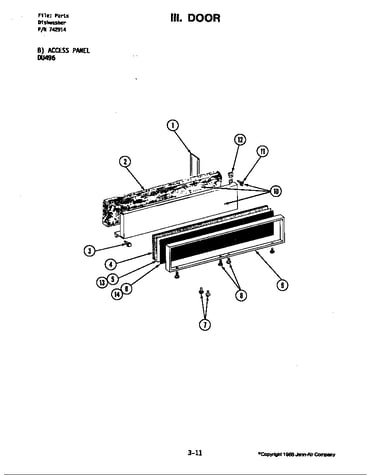 Door-access panel (du496) (du496)