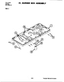 Burner box assembly (c301-c)