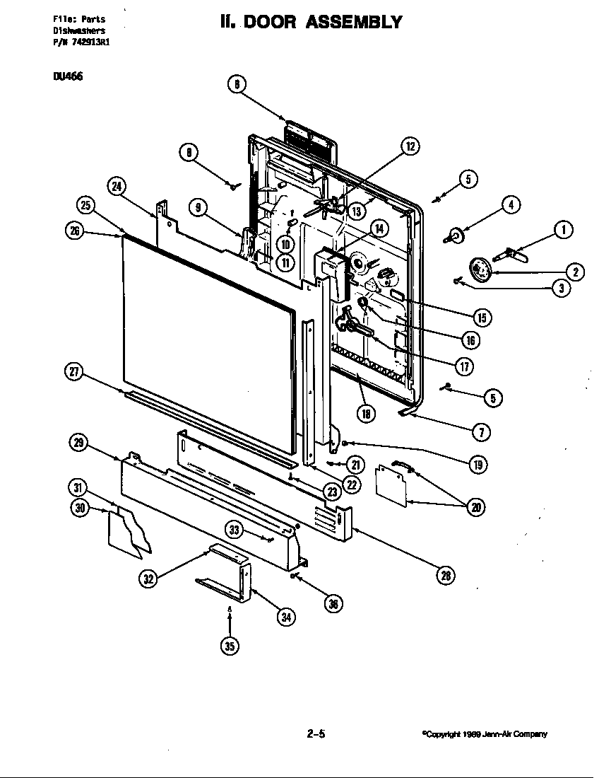 DOOR ASSEMBLY (DU466-01/02) (DU466)