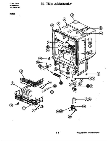 Tub assembly  (du466-01/02) (du466)