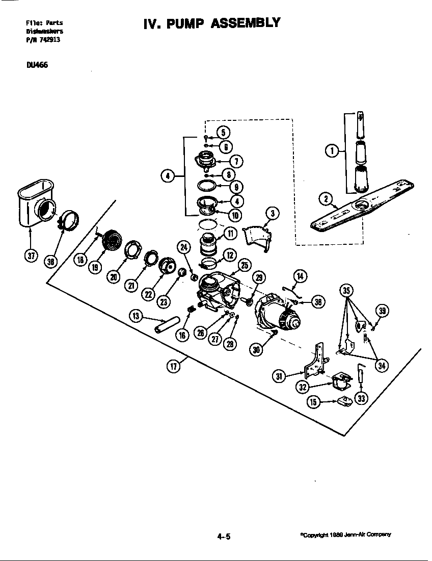 Pump assembly (du466w-01/02) (du466w)
