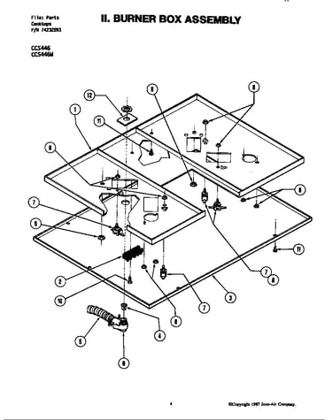 Burner box assembly (ccs446)