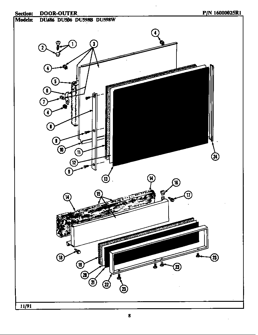 DOOR (OUTER) (DU486)