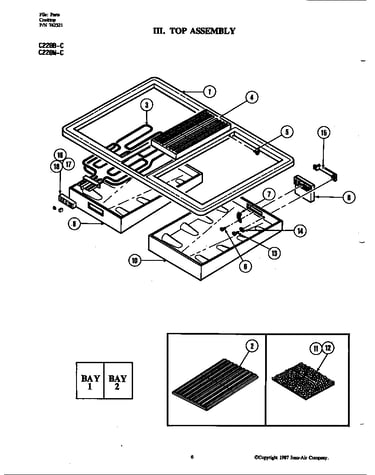 Top assembly