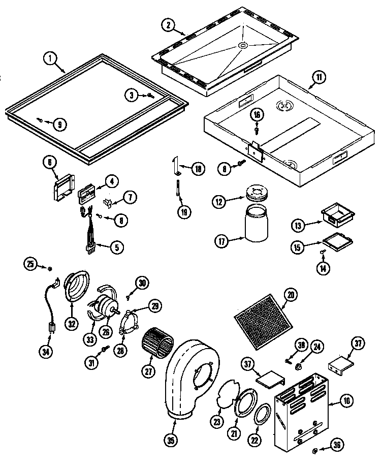 Top assembly