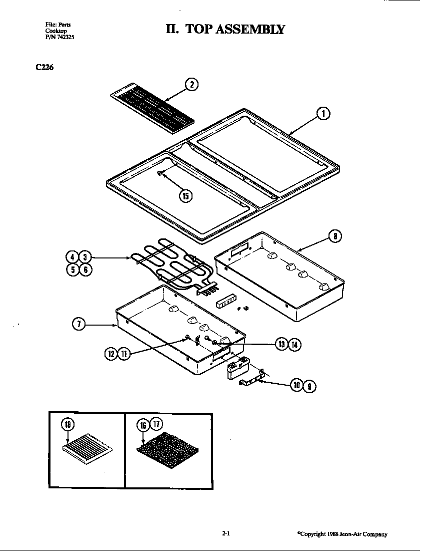 Top assembly (c226)